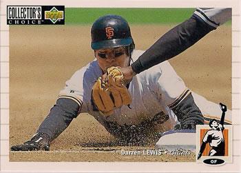 #174 Darren Lewis - San Francisco Giants - 1994 Collector's Choice Baseball