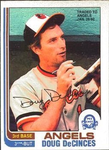 #174 Doug DeCinces - California Angels - 1982 O-Pee-Chee Baseball