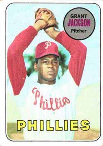 #174 Grant Jackson - Philadelphia Phillies - 1969 Topps Baseball