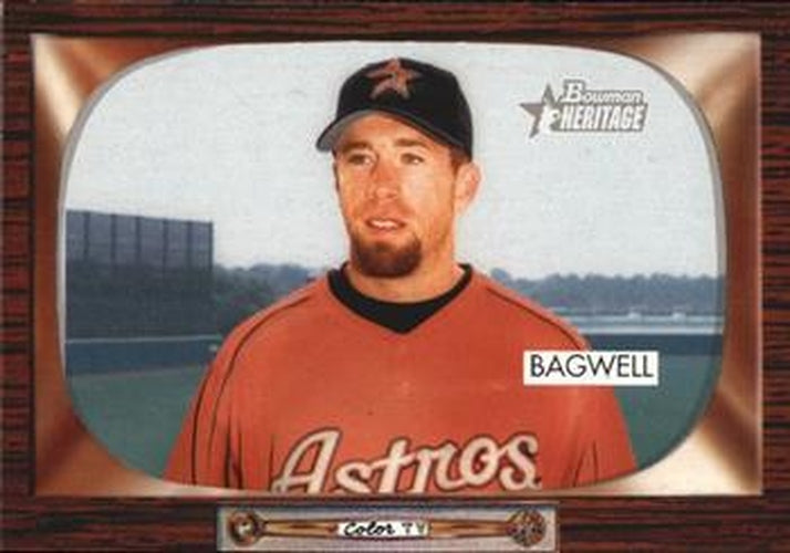 #174 Jeff Bagwell - Houston Astros - 2004 Bowman Heritage Baseball