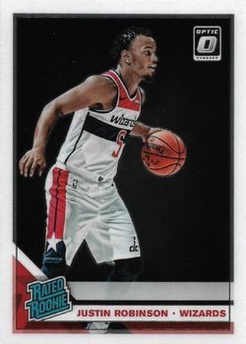 #174 Justin Robinson - Washington Wizards - 2019-20 Donruss Optic Basketball