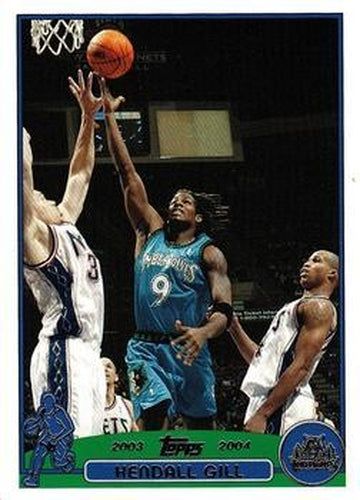 #174 Kendall Gill - Minnesota Timberwolves - 2003-04 Topps Basketball