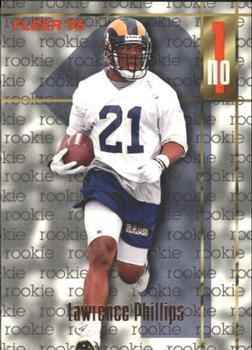 #174 Lawrence Phillips - St. Louis Rams - 1996 Fleer Football