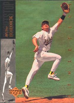 #174 Mike Bordick - Oakland Athletics - 1994 Upper Deck Baseball