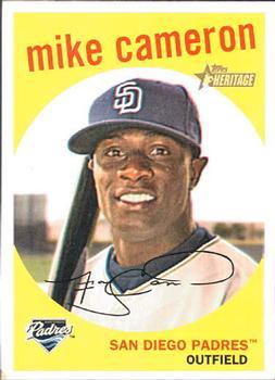 #174 Mike Cameron - San Diego Padres - 2008 Topps Heritage Baseball