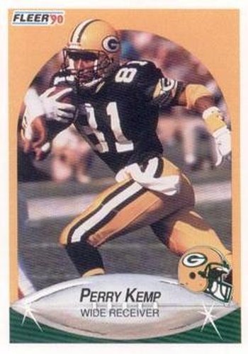 #174 Perry Kemp - Green Bay Packers - 1990 Fleer Football