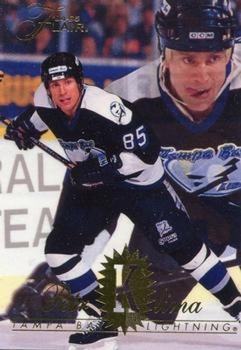 #174 Petr Klima - Tampa Bay Lightning - 1994-95 Flair Hockey