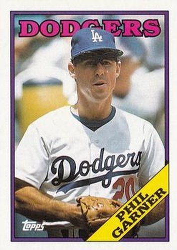 #174 Phil Garner - Los Angeles Dodgers - 1988 Topps Baseball