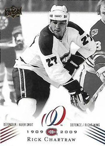 #174 Rick Chartraw - Montreal Canadiens - 2008-09 Upper Deck Montreal Canadiens Centennial Hockey