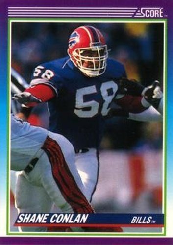 #174 Shane Conlan - Buffalo Bills - 1990 Score Football