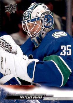 #174 Thatcher Demko - Vancouver Canucks - 2022-23 Upper Deck Hockey