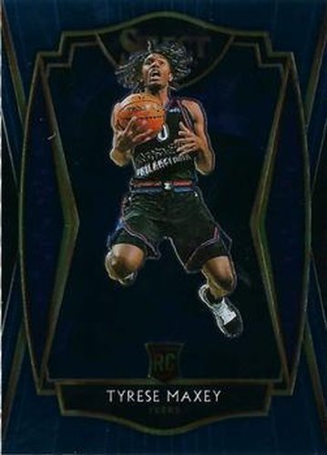 #174 Tyrese Maxey - Philadelphia 76ers - 2020-21 Panini Select Basketball