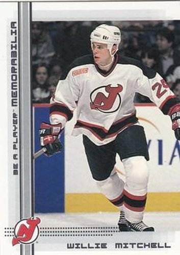 #174 Willie Mitchell - New Jersey Devils - 2000-01 Be a Player Memorabilia Hockey