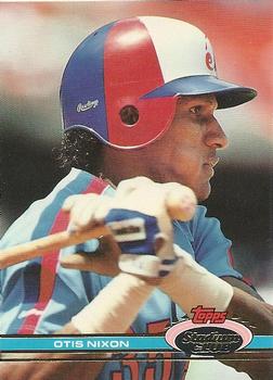 #174 Otis Nixon - Montreal Expos - 1991 Stadium Club Baseball