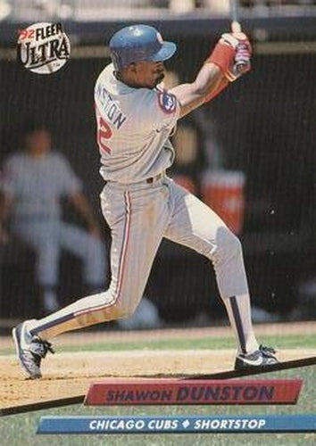 #174 Shawon Dunston - Chicago Cubs - 1992 Ultra Baseball