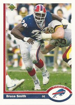#174 Bruce Smith - Buffalo Bills - 1991 Upper Deck Football