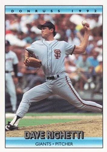 #174 Dave Righetti - San Francisco Giants - 1992 Donruss Baseball