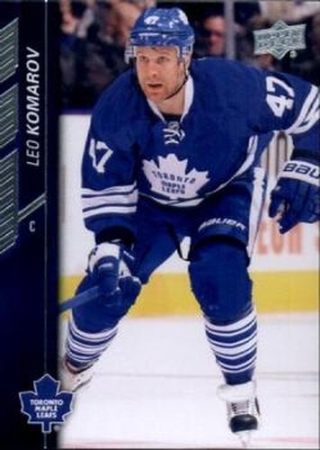 #174 Leo Komarov - Toronto Maple Leafs - 2015-16 Upper Deck Hockey
