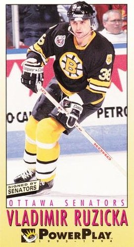 #174 Vladimir Ruzicka - Ottawa Senators - 1993-94 Fleer PowerPlay Hockey