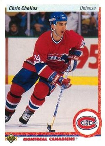 #174 Chris Chelios - Montreal Canadiens - 1990-91 Upper Deck Hockey