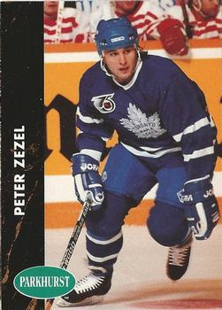 #174 Peter Zezel - Toronto Maple Leafs - 1991-92 Parkhurst Hockey