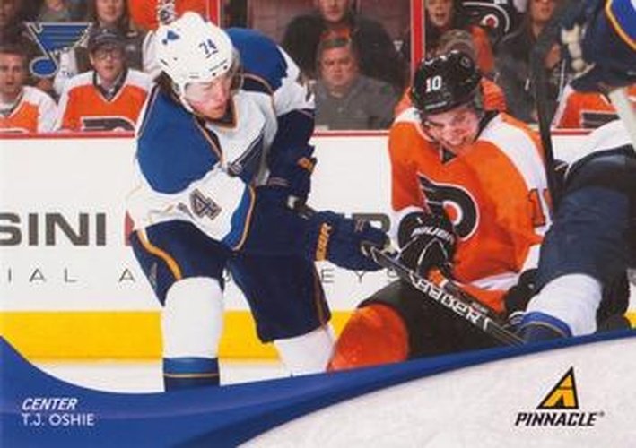 #174 T.J. Oshie - St. Louis Blues - 2011-12 Panini Pinnacle Hockey