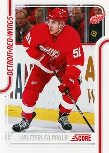 #174 Valtteri Filppula - Detroit Red Wings - 2011-12 Score Hockey