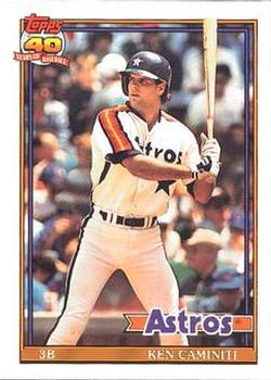 #174 Ken Caminiti - Houston Astros - 1991 O-Pee-Chee Baseball