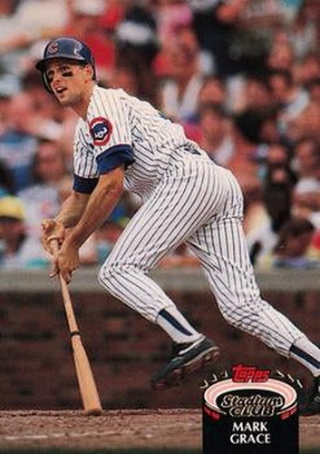 #174 Mark Grace - Chicago Cubs - 1992 Stadium Club Baseball