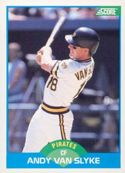 #174 Andy Van Slyke - Pittsburgh Pirates - 1989 Score Baseball