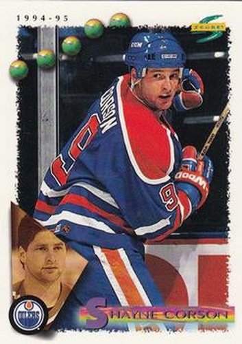 #174 Shayne Corson - Edmonton Oilers - 1994-95 Score Hockey