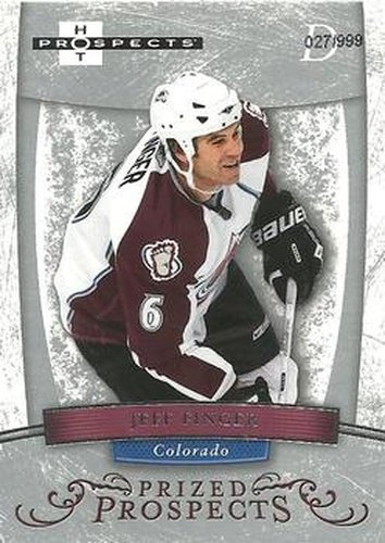 #174 Jeff Finger - Colorado Avalanche - 2007-08 Fleer Hot Prospects Hockey