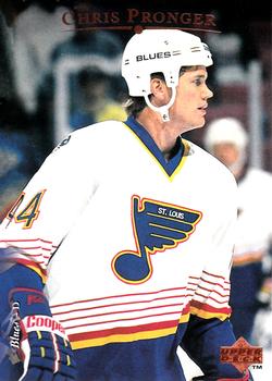 #174 Chris Pronger - St. Louis Blues - 1995-96 Upper Deck Hockey