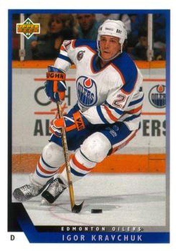 #174 Igor Kravchuk - Edmonton Oilers - 1993-94 Upper Deck Hockey