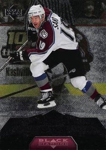 #174 Joe Sakic - Colorado Avalanche - 2007-08 Upper Deck Black Diamond Hockey