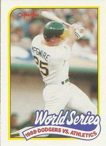 #174 1988 World Series Game 3 - Oakland Athletics - 1989 O-Pee-Chee Baseball