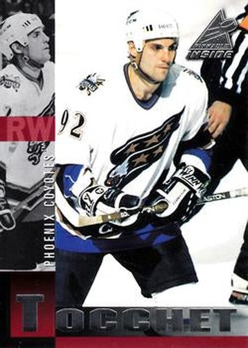 #174 Rick Tocchet - Phoenix Coyotes - 1997-98 Pinnacle Inside Hockey