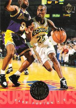 #174 Gary Payton - Seattle SuperSonics - 1995-96 Upper Deck Basketball