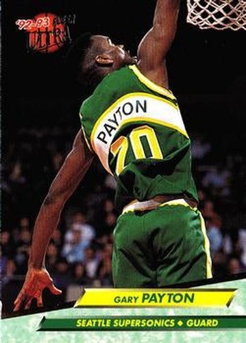 #175 Gary Payton - Seattle SuperSonics - 1992-93 Ultra Basketball