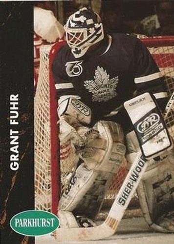 #175 Grant Fuhr - Toronto Maple Leafs - 1991-92 Parkhurst Hockey
