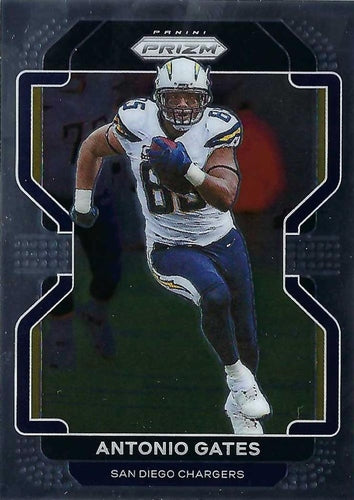 #175 Antonio Gates - San Diego Chargers - 2021 Panini Prizm Football