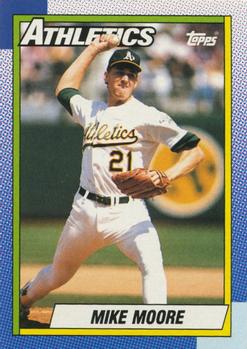 #175 Mike Moore - Oakland Athletics - 1990 Topps Baseball