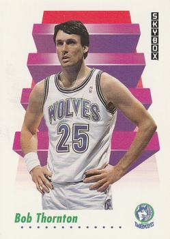 #175 Bob Thornton - Minnesota Timberwolves - 1991-92 SkyBox Basketball