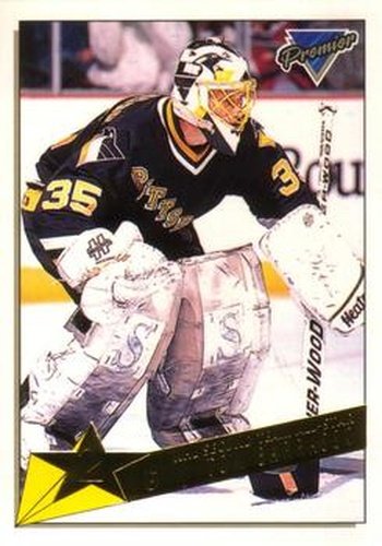 #175 Tom Barrasso - Pittsburgh Penguins - 1993-94 O-Pee-Chee Premier Hockey - Gold