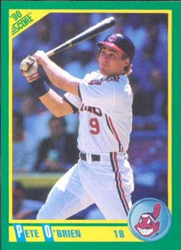 #175 Pete O'Brien - Cleveland Indians - 1990 Score Baseball