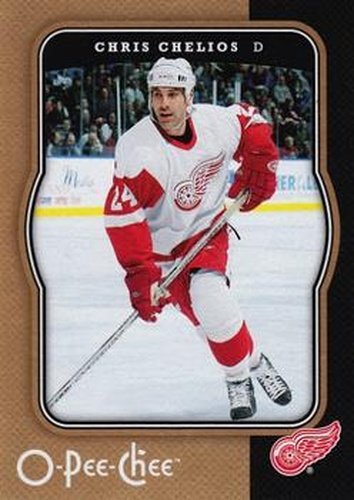 #175 Chris Chelios - Detroit Red Wings - 2007-08 O-Pee-Chee Hockey