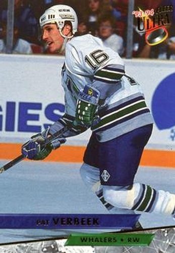 #175 Pat Verbeek - Hartford Whalers - 1993-94 Ultra Hockey