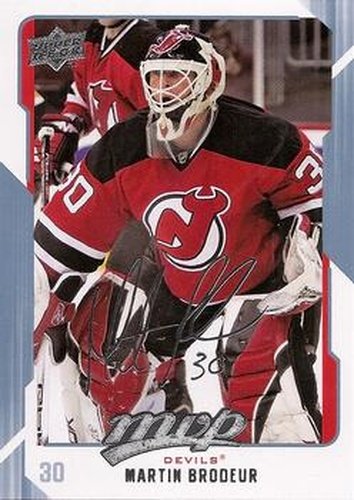 #175 Martin Brodeur - New Jersey Devils - 2008-09 Upper Deck MVP Hockey