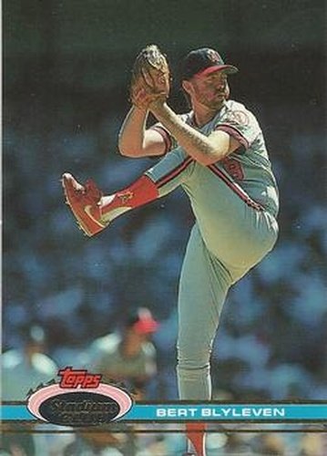 #175 Bert Blyleven - California Angels - 1991 Stadium Club Baseball