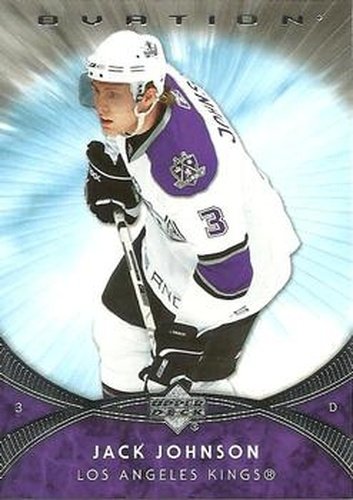 #175 Jack Johnson - Jack Johnson - 2007-08 Upper Deck Ovation Hockey